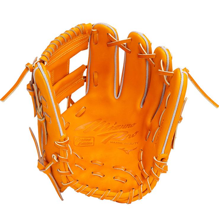 Mizuno Pro 平裏刺繍1円 ミズノプロ 限定 硬式 グローブ グラブ 内野手