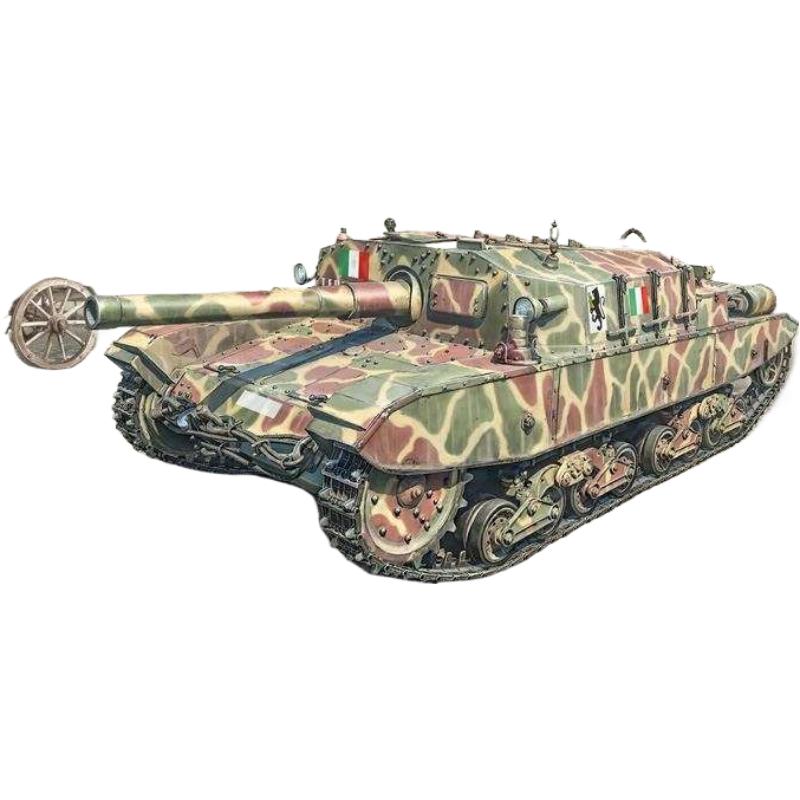 セモベンテ M43 da 105/25 バソット 6751 / Italeri 1/35 建設機械模型