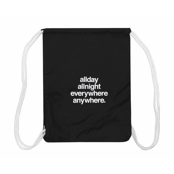 ballaholic LOGO Gymsack (black) ボーラホリック : BASKETBALLBUG