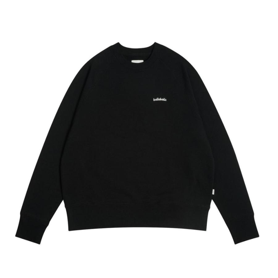 Ballaholic Small Logo Crew Sweatshirt (black) ボーラホリック