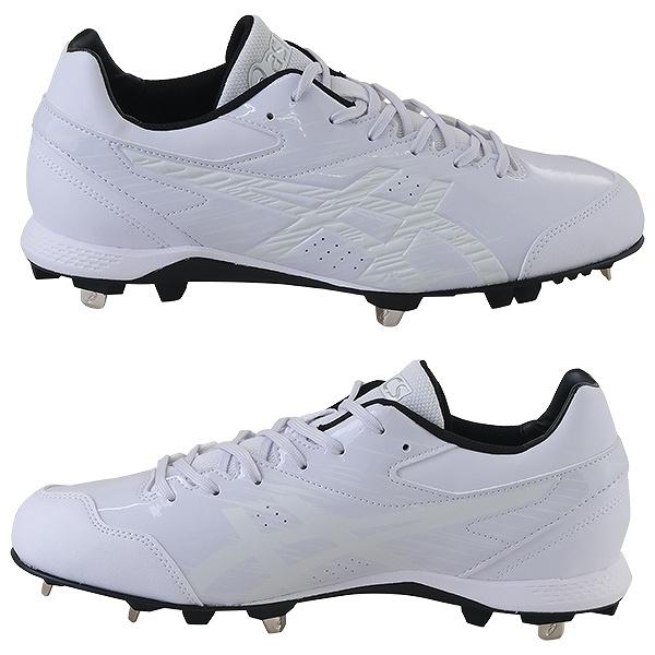ASICS（アシックス） 交換無料 野球 スパイク ジュニア 大人 金具 白