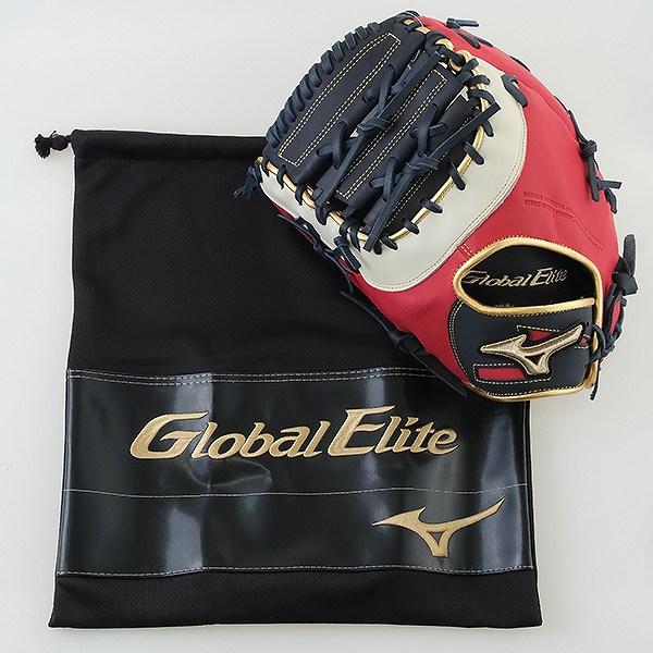 Global Elite 交換無料 野球 ミズノ ファーストミット 軟式用