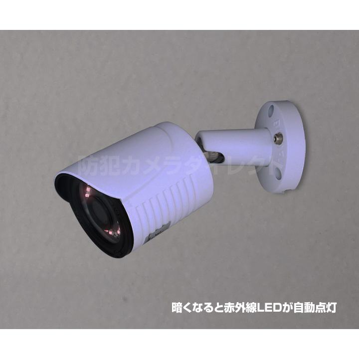 防犯カメラ 屋外設置 防雨 玄関 駐車場 家庭用 監視 赤外線 暗視 高