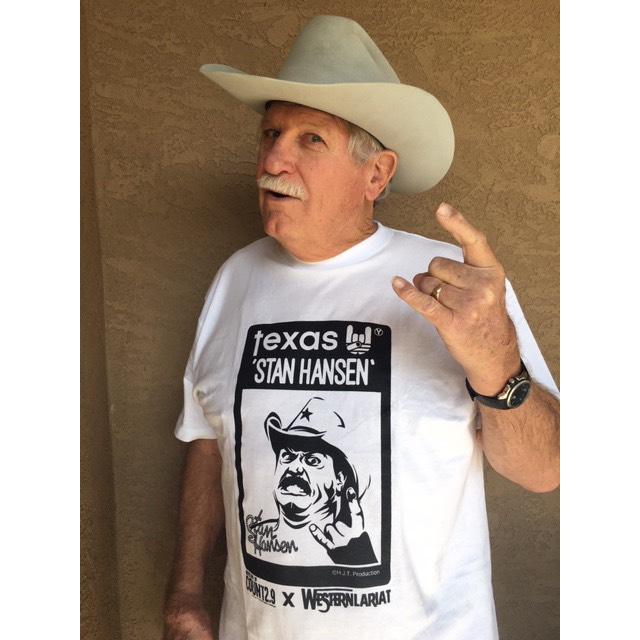 スタンハンセン×Count2.9 初来日記念Ver. Tシャツ (ホワイト) 新日本