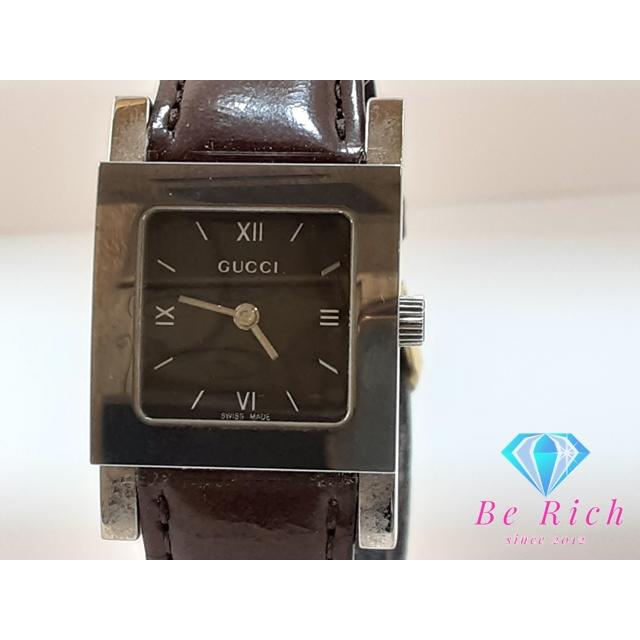 GUCCI（グッチ） レディース 腕時計 7900L スクエア 黒 ブラック