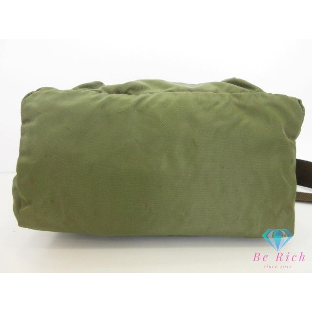 PRADA（プラダ） ショルダーバッグ カーキ グリーン 緑 ナイロン