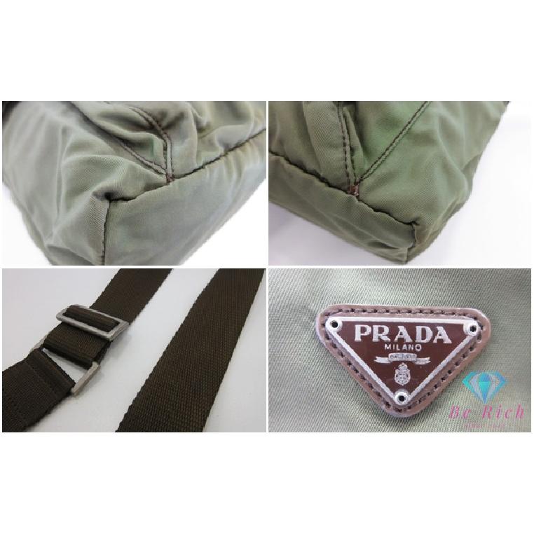 PRADA（プラダ） ショルダーバッグ カーキ グリーン 緑 ナイロン