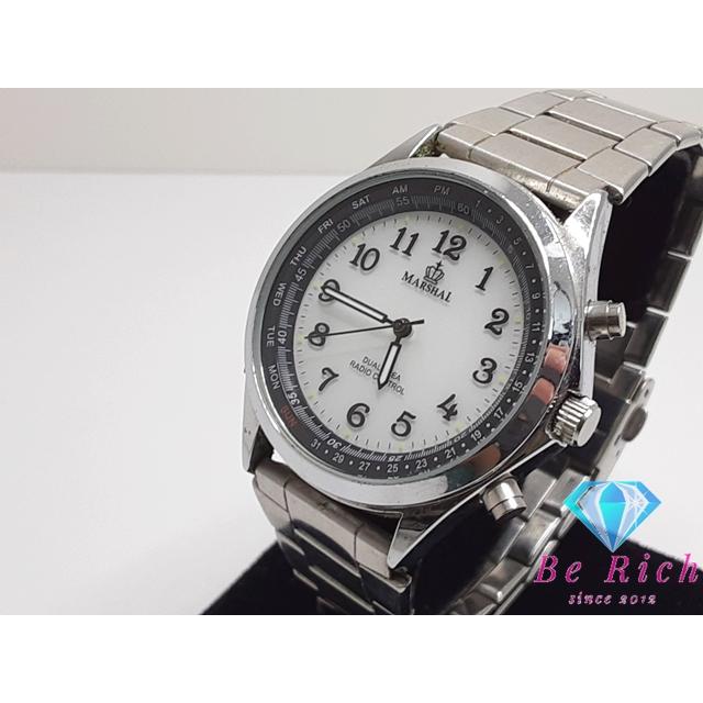 MARSHAL（マーシャル） 電波 メンズ 腕時計 A.S.18.H 白 ホワイト