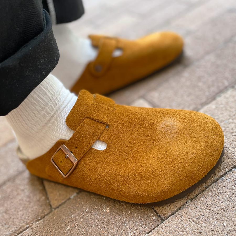 BIRKENSTOCK（ビルケンシュトック） ボストン スエードサボ メンズ