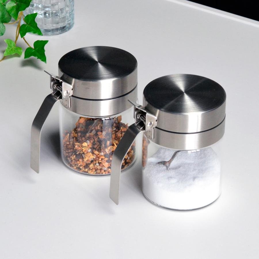 SALUS 調味料入れ キャニスター 3個セット スパイスジャー 調味料