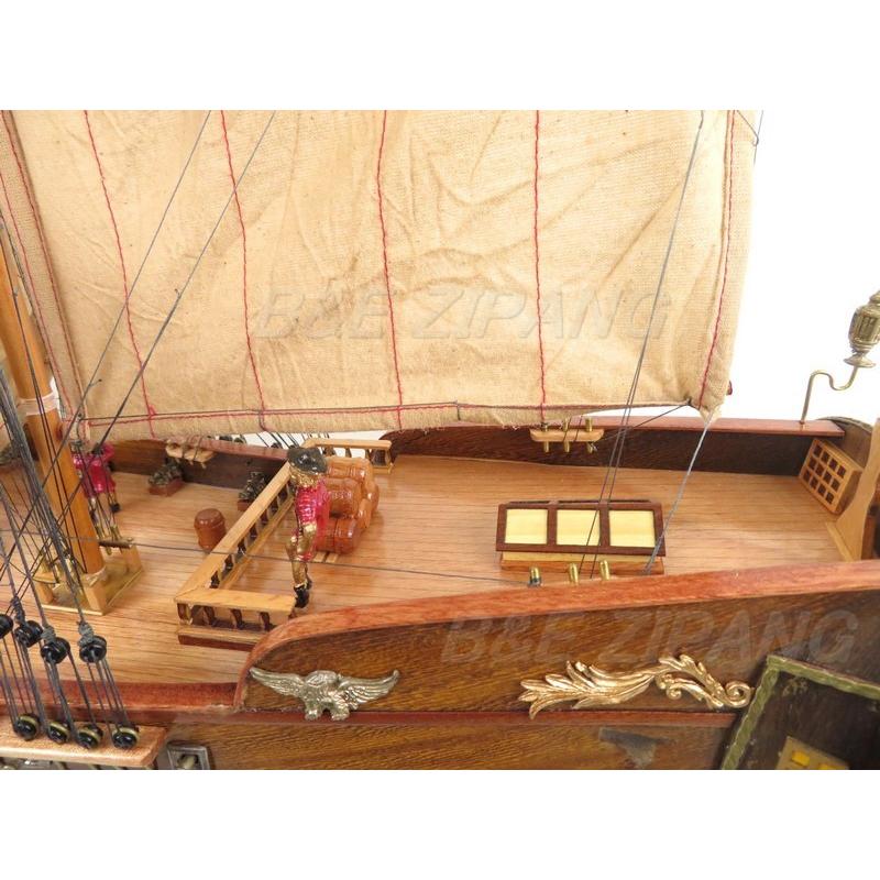 帆船模型 完成品 木製 パイレーツシップ 海賊船 モデルシップ 全長90cm