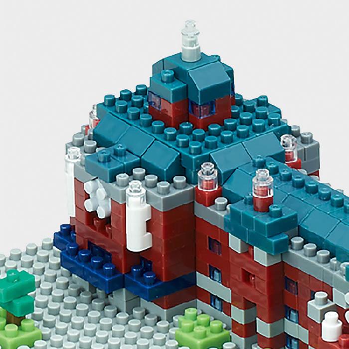 ブロック ナノブロック 東京駅 工作 クラフト セット 趣味 東京駅