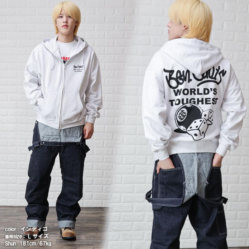 児島ジーンズ ベーシック オーバーオール ヒッコリー デニム オシャレ