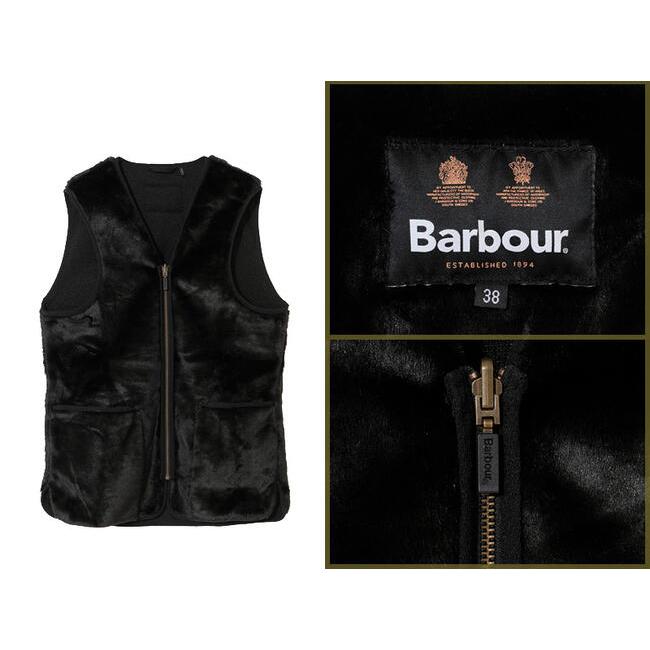 Barbour（バブアー） ファーライナー スリムフィット ブラック SL Fur