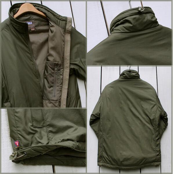 KEELA キーラ 中綿ジャケット ビレイプロジャケット グレー オリーブ