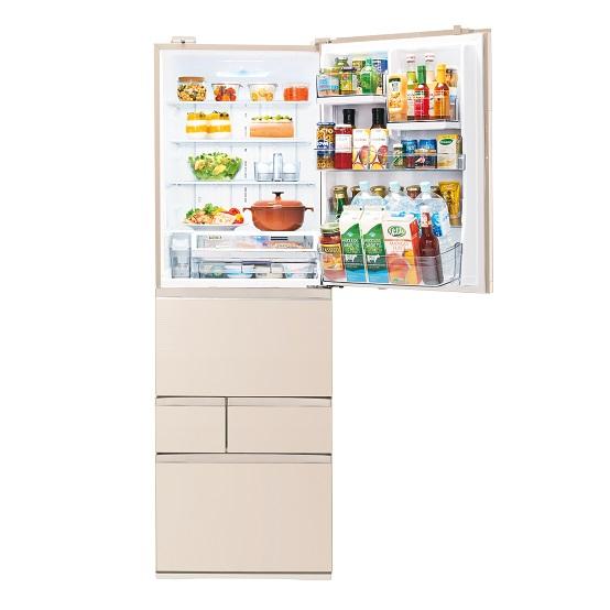 TOSHIBA（東芝） 冷蔵庫 VEGETA 5ドア 右開き 465L グレインアイボリー
