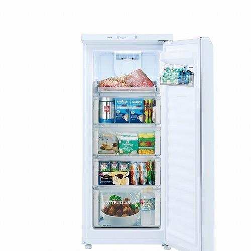 AQUA（アクア） 冷凍庫 家庭用 ファン式 AQF-GS13J クリスタルホワイト