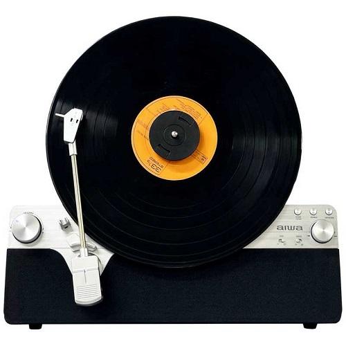 アイワ 縦型レコードプレーヤー フルオートプレイ機能搭載 Bluetooth