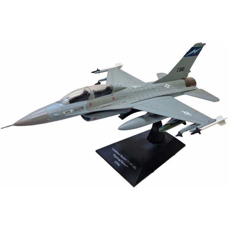 アメリカ空軍 ファイティング ファルコン F16(B) 戦闘機 模型 1/72