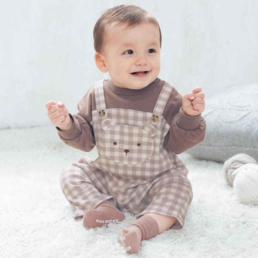 ベルメゾン（BELLE MAISON） ロンパース ベビー服 ベビー スナップ