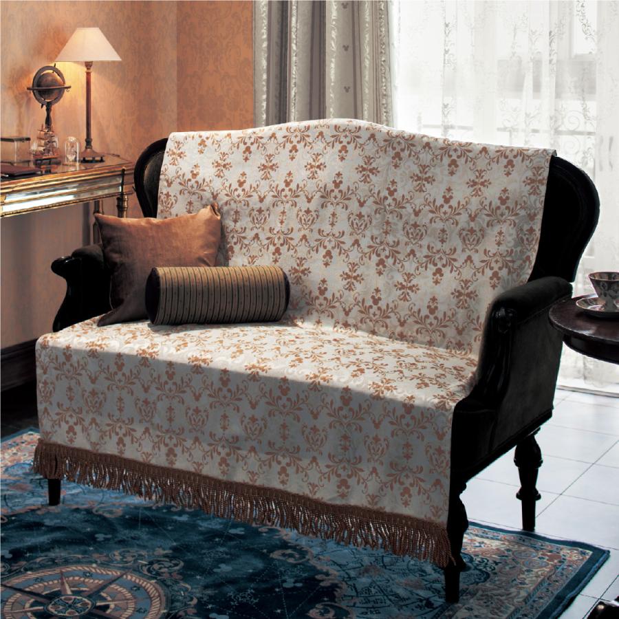 Disney（ディズニー） フリンジ付きジャカードマルチカバー「ミッキー