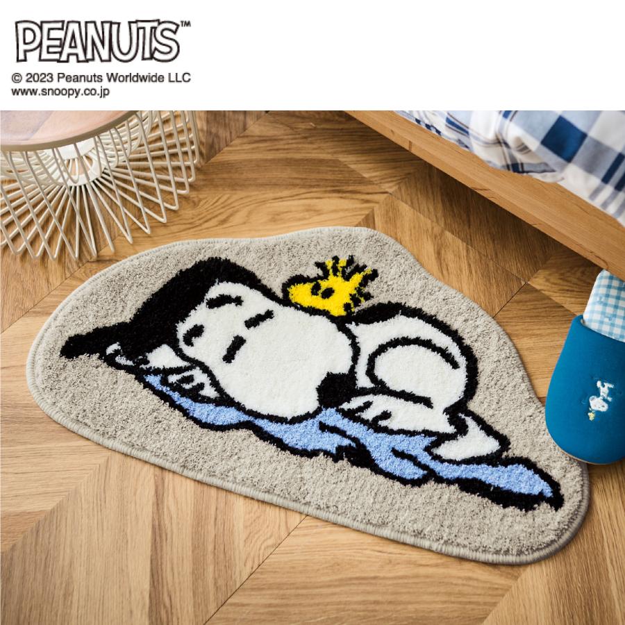 SNOOPY（スヌーピー） マット ラグ カーペット ファブリック