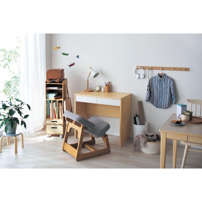 ベルメゾン（BELLE MAISON） 学習机 デスク 子ども 子供 キッズ 家具