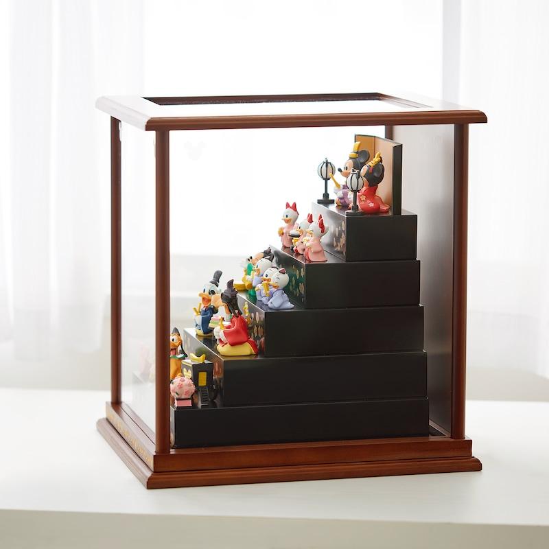 希少・美品】ディズニー 雛人形 五段飾り ガラスケース、箱付き 希少