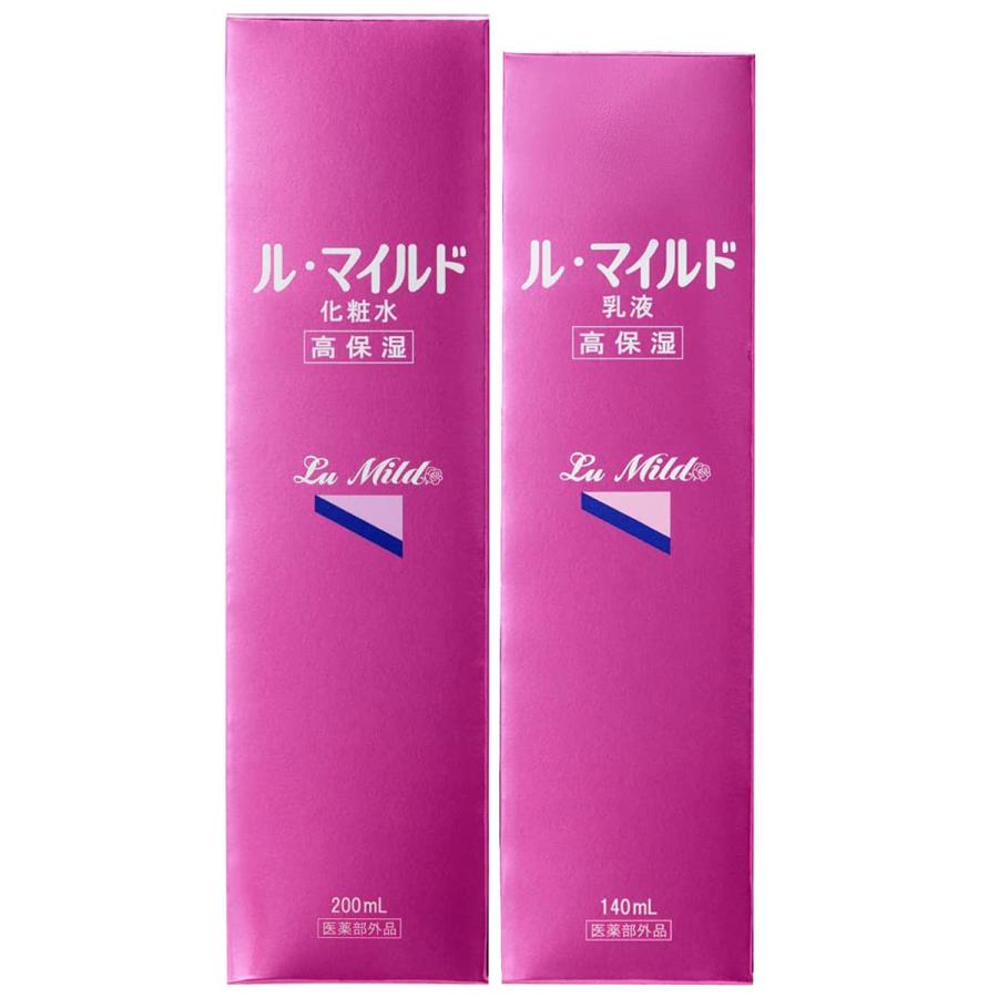 健栄製薬 ル・マイルド 高保湿化粧水 200ml&乳液 140mlセット 送料無料