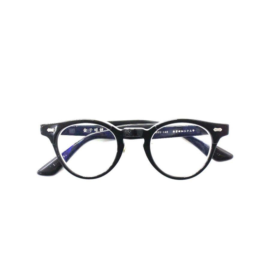金子眼鏡 KA-49 メガネ ブラック アセテートシリーズ ボストン