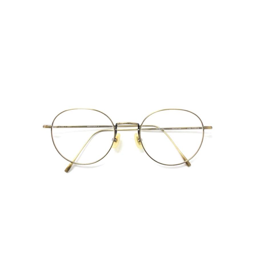 金子眼鏡店 KV-93ATG メガネ ゴールド チタンフレーム フルリム