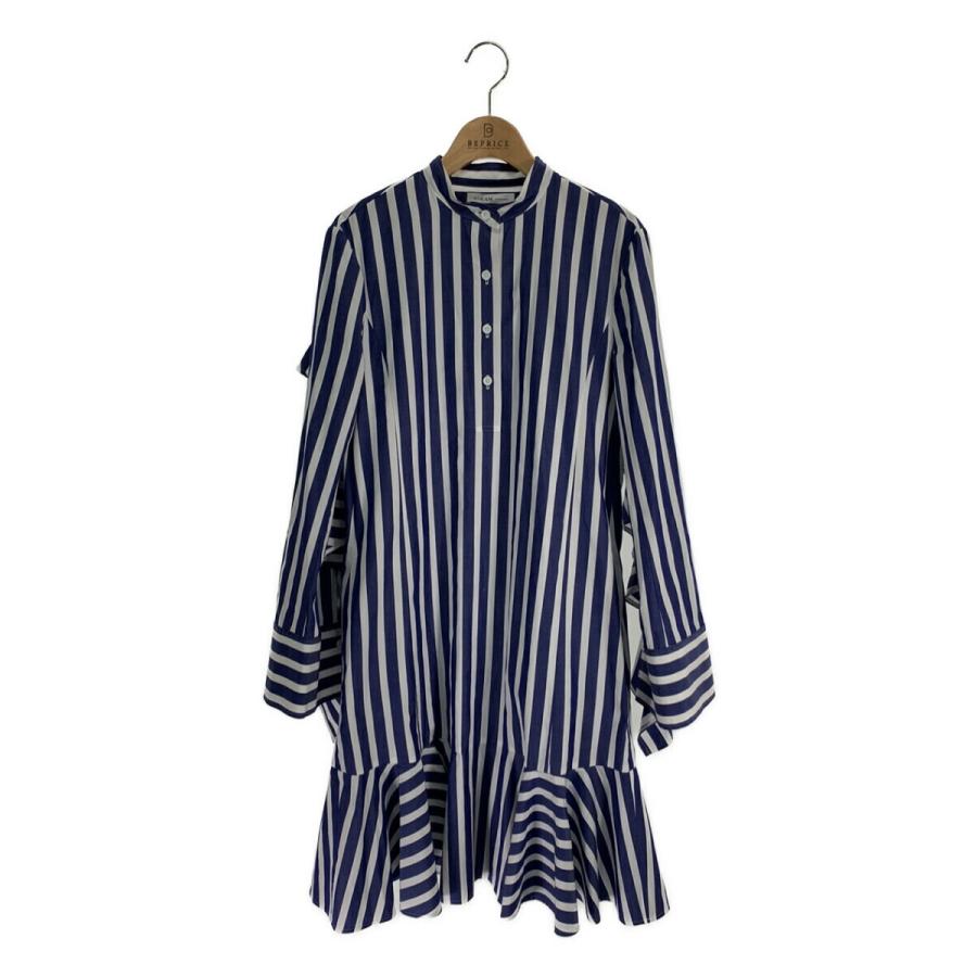 ADEAM（FOXEY） アディアム ワンピース ストライプ シャツワンピース