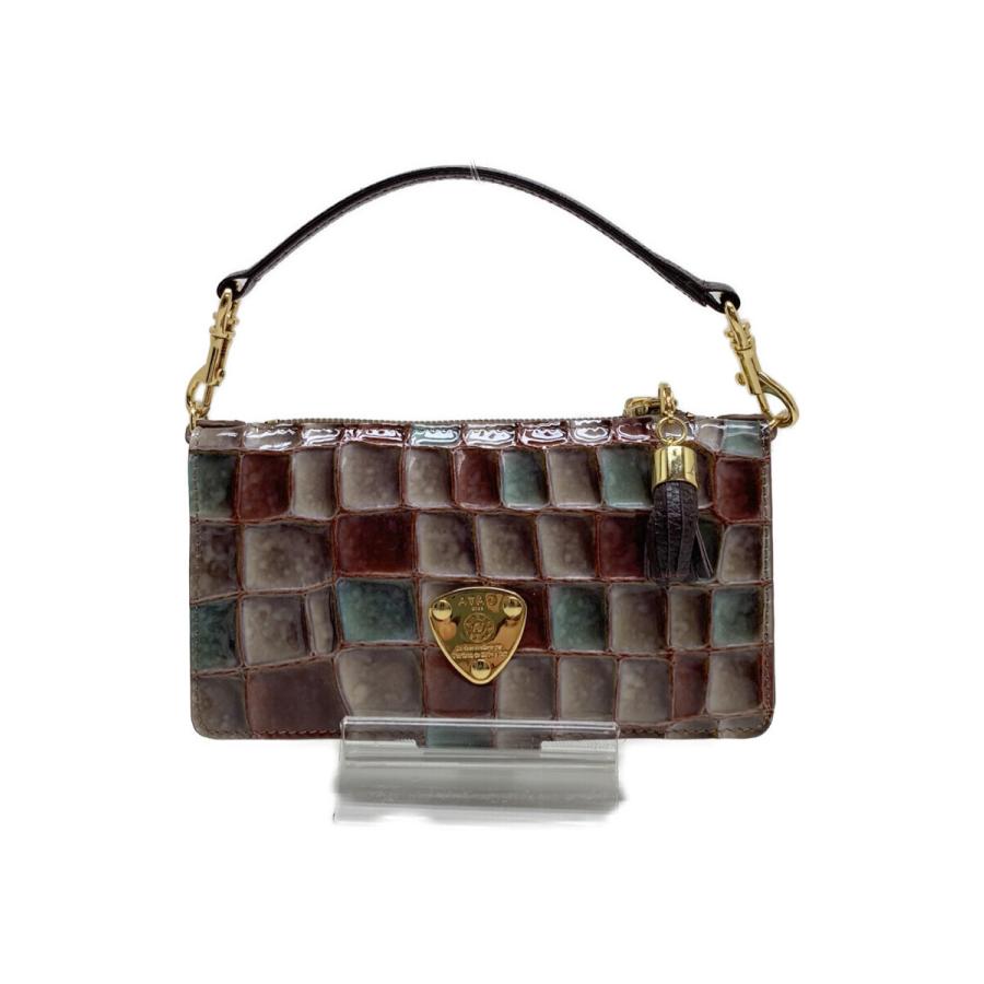 ATAO（アタオ） 小物 hippo 手帳型スマホケース 総柄 : ブランド