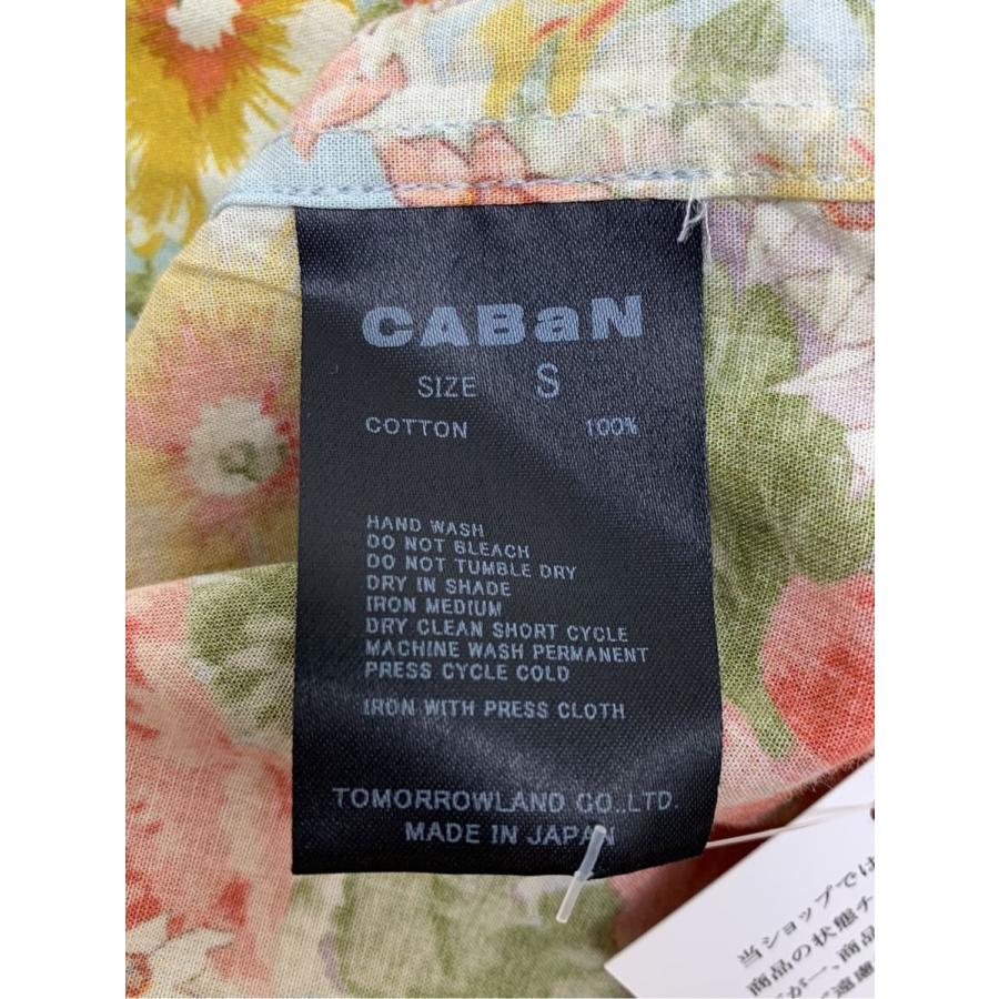 CABaN キャバン シャツ 20SS コットンフラワープリント レギュラカラー