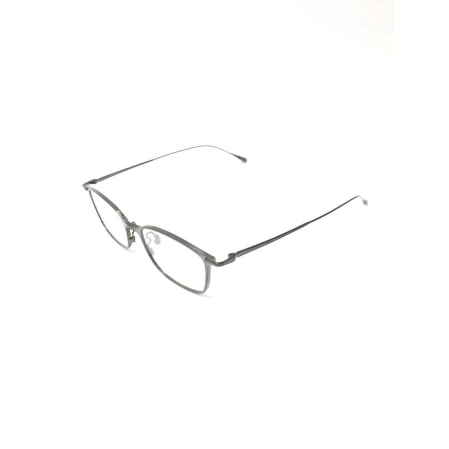 金子眼鏡 KM-70 メガネ グレー スクエア メタルフレーム IT5APERZ9NZH