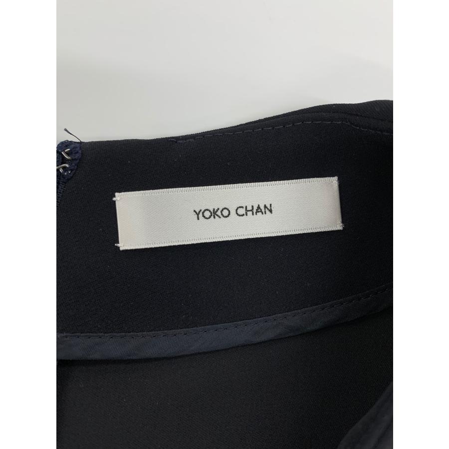 ヨーコチャン YCD-620-653 ワンピース 40 ネイビー 裾フリル