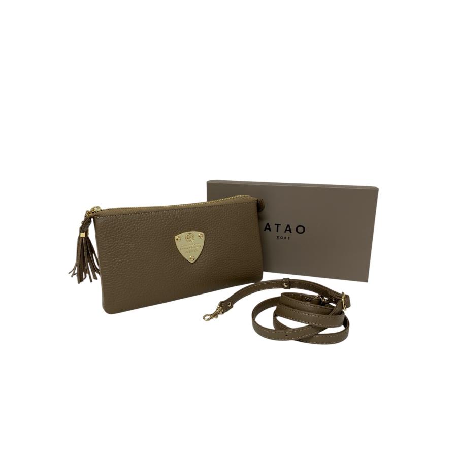 アタオ オフィスブーブー ショルダーバッグ ブラウン ポシェット 財布