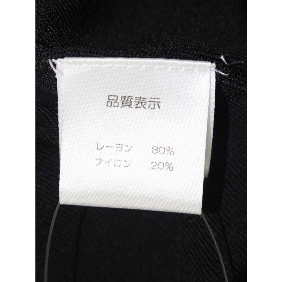 スーパービューティー カーディガン 38 ブラック ロング フラワー