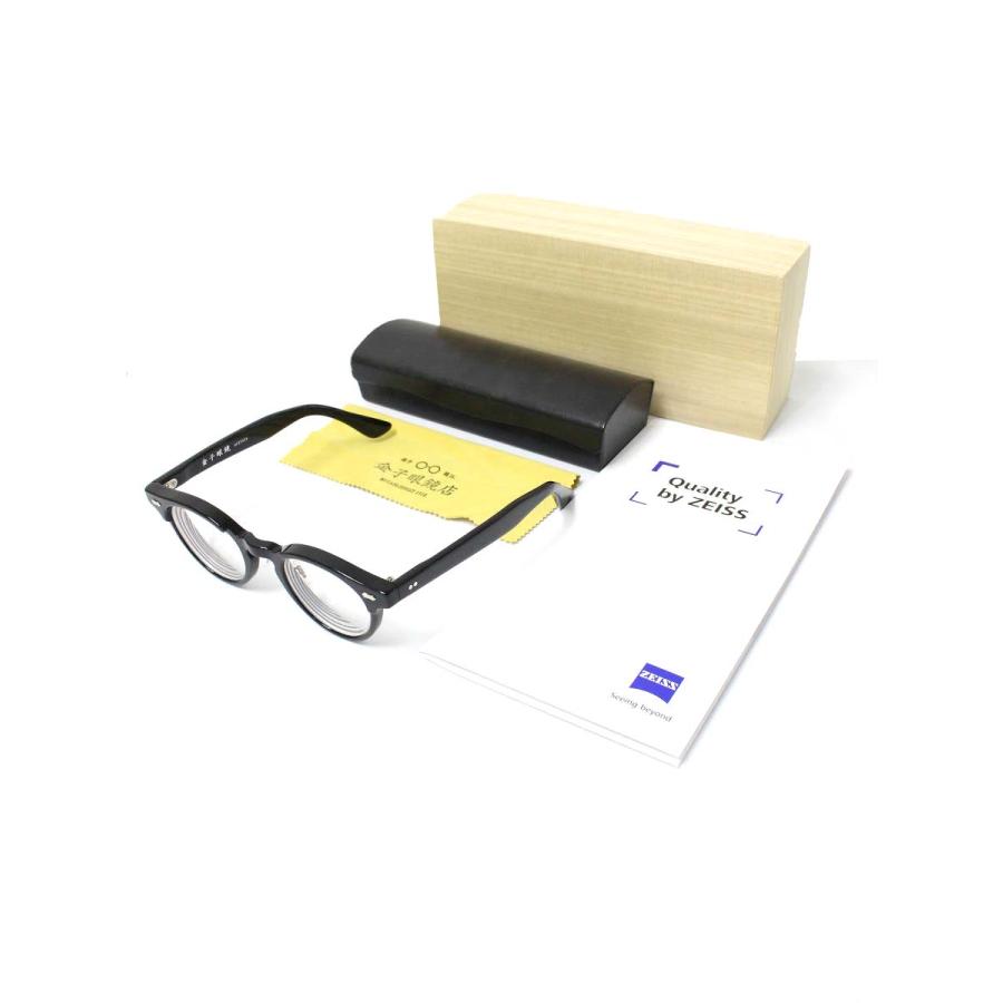 金子眼鏡 KA-49 メガネ ブラック アセテートシリーズ ボストン