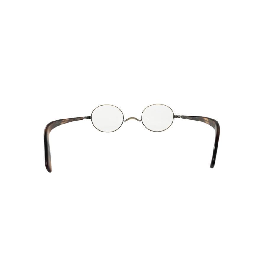 金子眼鏡 恒眸作 一山フレーム T-226 メガネ ブラウン コンビフレーム