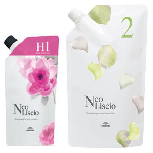 NeoLiscio ミルボン ネオリシオ 縮毛矯正剤 H1剤 400ml 2剤 800ml