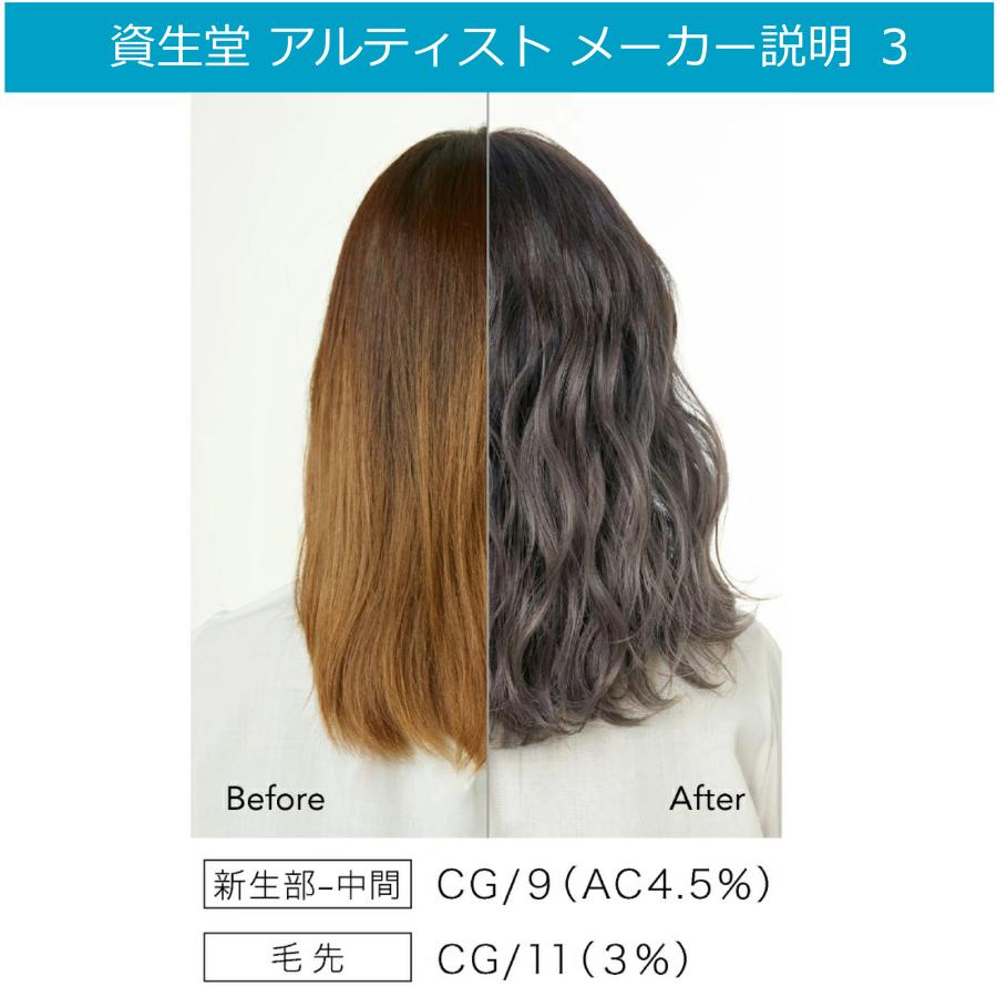 ULTIST 資生堂 アルティスト 80g 4本セット 女性用 カラーリング剤