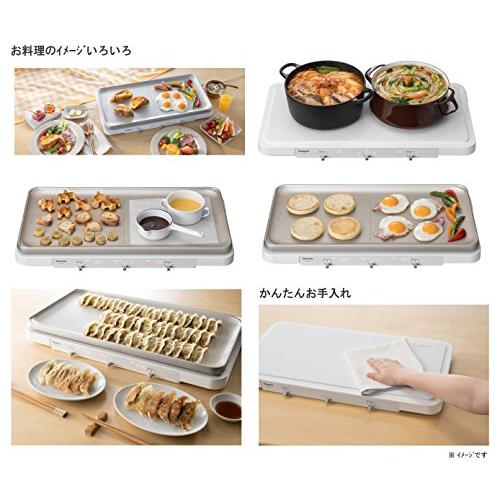 パナソニック IHデイリーホットプレート ホワイト KZ-CX1-W : べるおさ