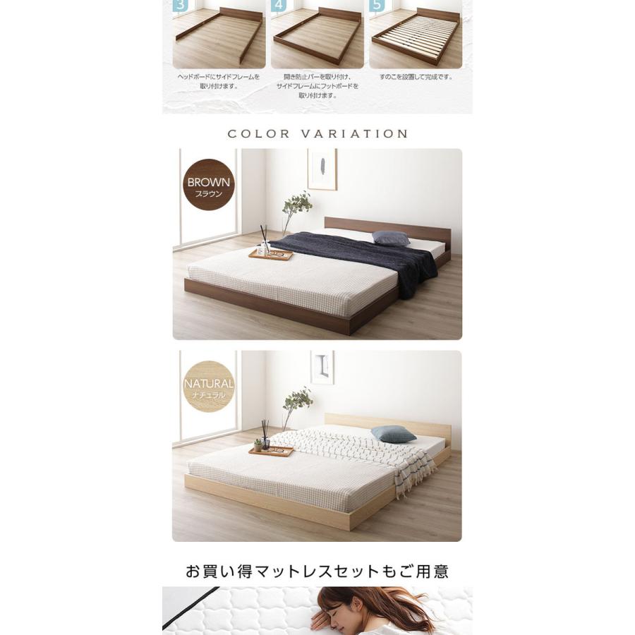 RASIK（ラシク） ベッド ダブル ベッドフレームのみ フラットヘッド