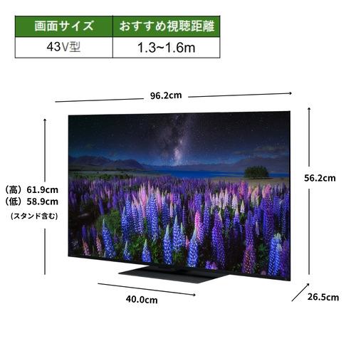 レグザ 液晶テレビ 43インチ 4K液晶 ブラック 43Z670R : ベスト電器