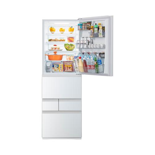 東芝 GR-Y41GXK(EW) 5ドアドア冷蔵庫 (411L・右開き) グランホワイト