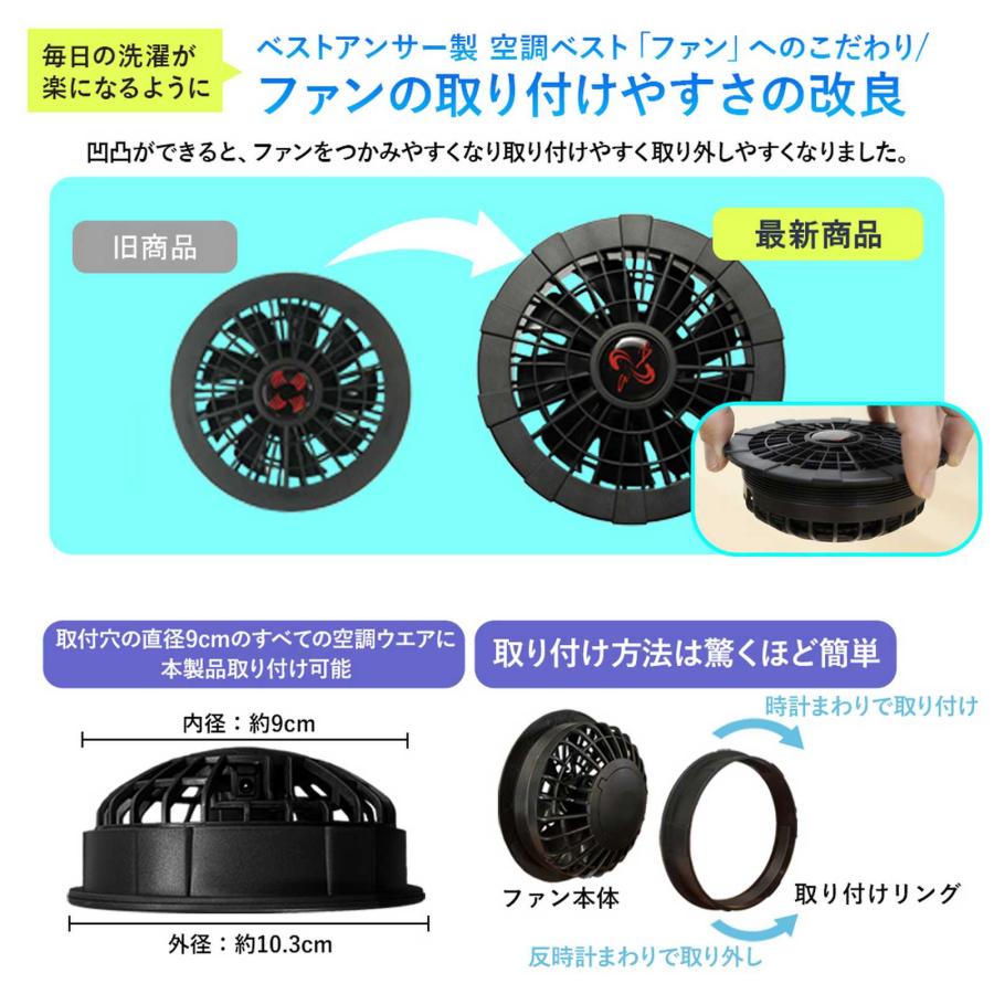 空調ウェア 服2枚付き 空調作業服 半袖 フルセット 2025 最強 ファン