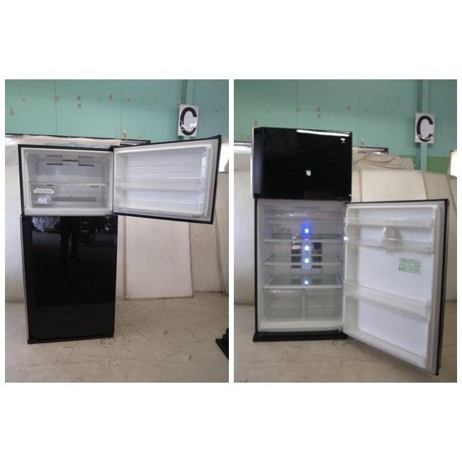 ▽当社1ヶ月保証付/シャープ 545L 2ドア冷凍冷蔵庫 SJ-55W-B[0717AH