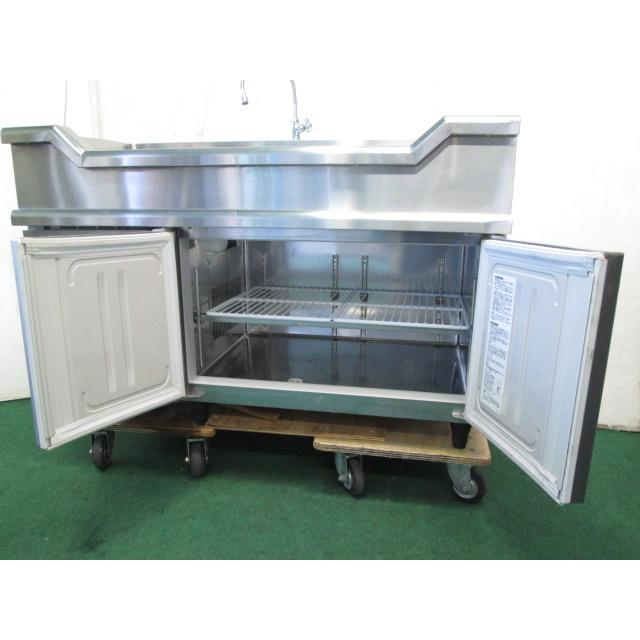 ホシザキ（HOSHIZAKI） 舟形シンク付 冷蔵コールドテーブル RW-120SNC