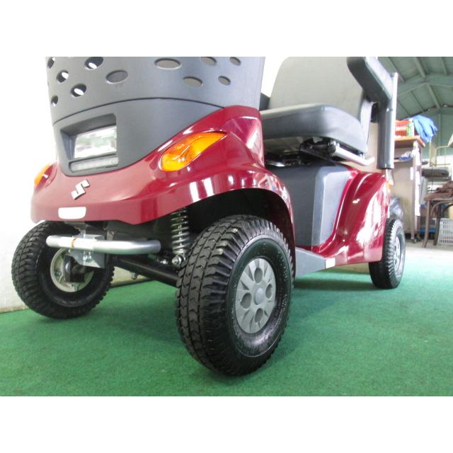 スズキ セニアカー 電動車イス ET4D8 ZBZ 赤 車体カバー付 営業所止